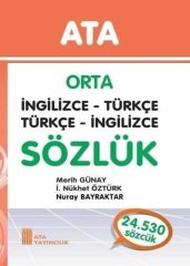 Ata Yayıncılık Orta İngilizce Sözlük Sert Kapak Ata Yayıncılık