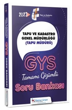 Memur Sınav 2023 GYS Tapu ve Kadastro Genel Müdürlüğü Tapu Müdürü Soru Bankası Görevde Yükselme Memur Sınav