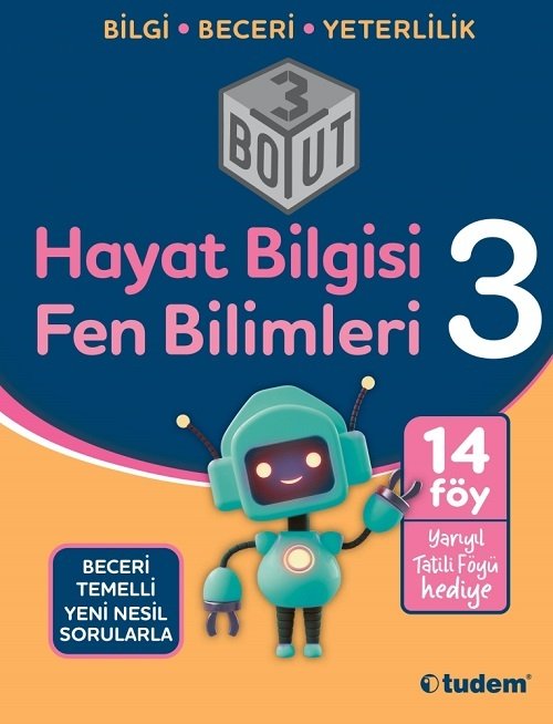 Tudem 3. Sınıf Hayat Bilgisi + Fen Bilimleri 3 Boyut Soru Bankası Tudem Yayınları