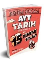 Benim Hocam 2020 YKS AYT Tarih Sosyal Bilimler 1-2 15 Deneme Ramazan Yetgin Benim Hocam Yayınları