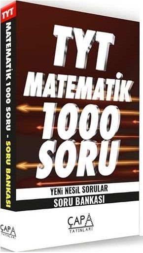 Çapa YKS TYT Matematik Soru Bankası 1000 Soru Çapa Yayınları