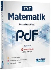 Eğitim Vadisi YKS TYT Matematik PDF Planlı Ders Föyü Video Çözümlü Eğitim Vadisi Yayınları