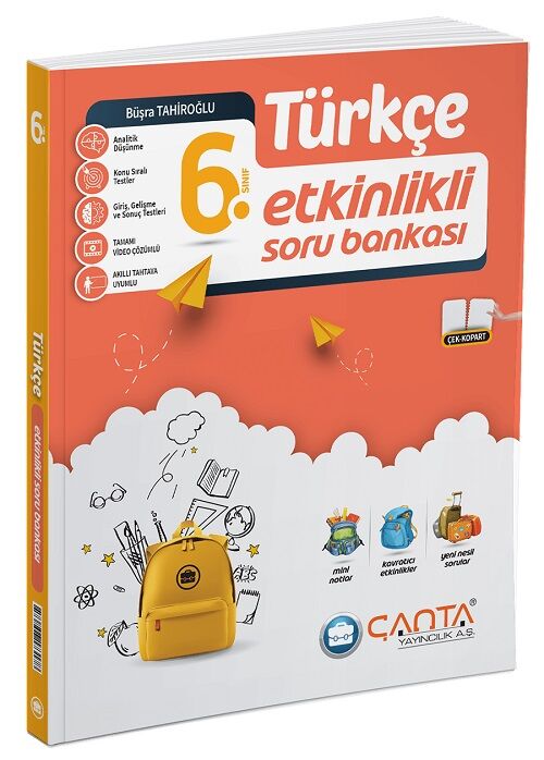 Çanta 6. Sınıf Türkçe Etkinlikli Soru Bankası Çanta Yayınları