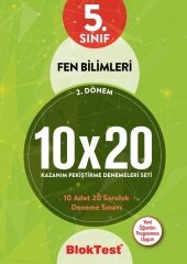 Blok Test 5. Sınıf 2. Dönem Fen Bilimleri 10x20 Deneme Blok Test Yayınları