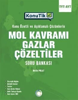 Okyanus YKS TYT AYT Mol Kavramı Gazlar Çözeltiler KonuTik Soru Bankası Okyanus Yayınları