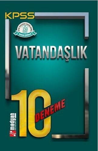 Medyan KPSS Vatandaşlık 10 Deneme Çözümlü Medyan Yayınları