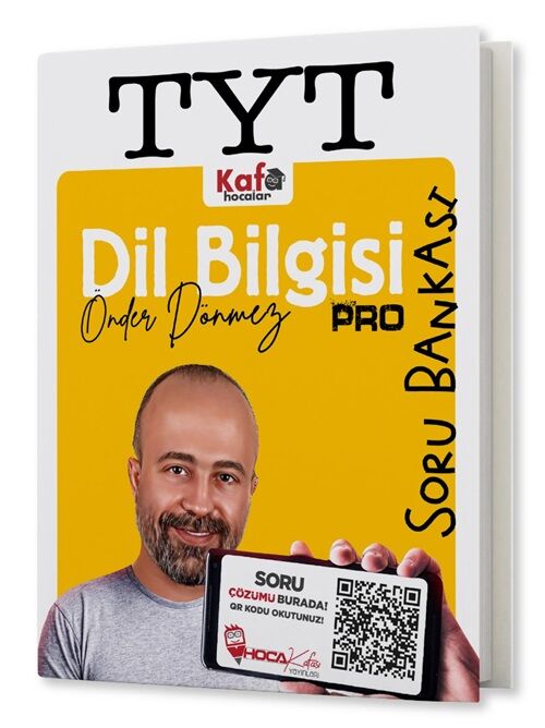 Hoca Kafası YKS TYT Dil Bilgisi Pro Soru Bankası Çözümlü - Önder Dönmez Hoca Kafası Yayınları