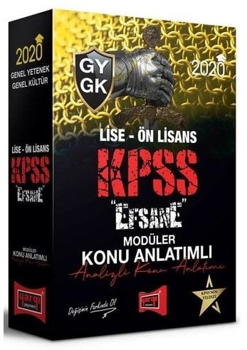 Yargı 2020 KPSS Lise Ön Lisans EFSANE Konu Anlatımlı Modüler Set Yargı Yayınları