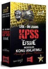 Yargı 2020 KPSS Lise Ön Lisans EFSANE Konu Anlatımlı Modüler Set Yargı Yayınları