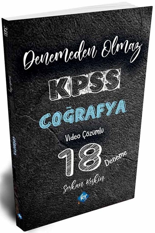 KR Akademi KPSS Coğrafya Denemeden Olmaz 18 Deneme Video Çözümlü KR Akademi Yayınları