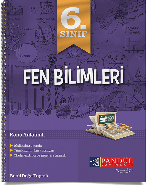 Pandül 6. Sınıf Fen Bilimleri Konu Anlatımlı Defteri Pandül Yayınları