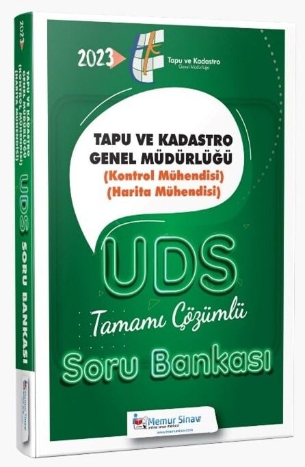 Memur Sınav 2023 GYS Tapu ve Kadastro Kontrol Mühendisi, Harita Mühendisi Soru Bankası Çözümlü Görevde Yükselme Memur Sınav