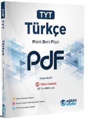 Eğitim Vadisi YKS TYT Türkçe PDF Planlı Ders Föyü Video Çözümlü Eğitim Vadisi Yayınları