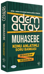 Monopol KPSS A Grubu Muhasebe Konu Anlatımlı Soru Bankası 7. Baskı - Adem Altay Monopol Yayınları