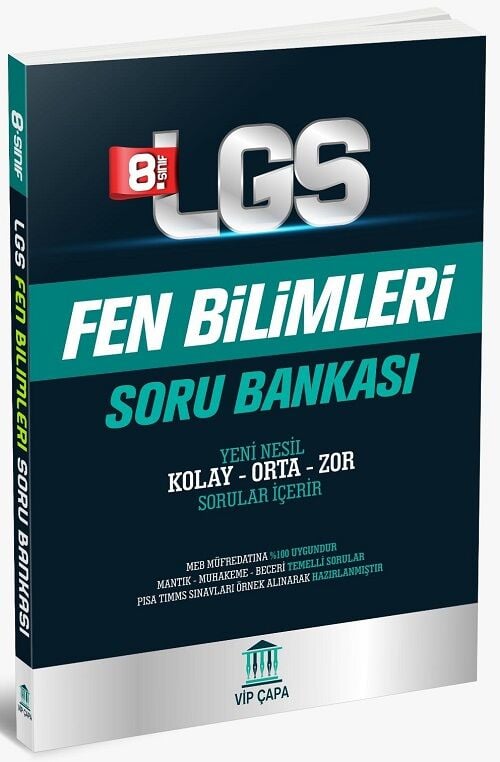 Çapa 8. Sınıf LGS Fen Bilimleri Soru Bankası Çapa Yayınları