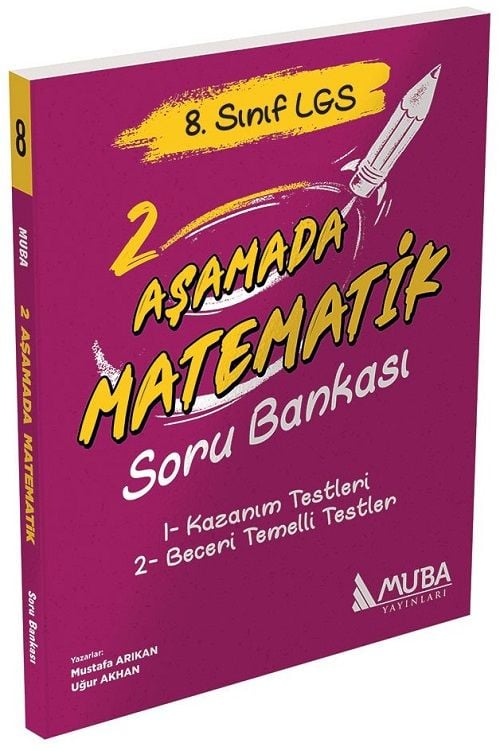 Muba 8. Sınıf LGS 2 Aşamada Matematik Soru Bankası Muba Yayınları