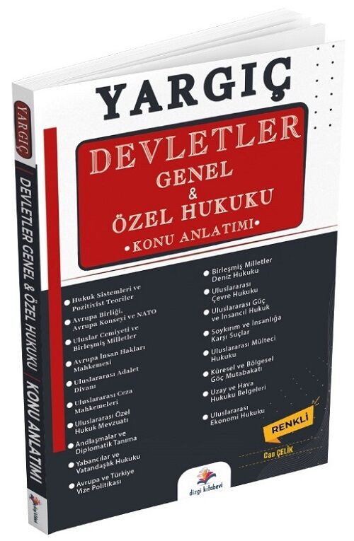 Dizgi Kitap Hakimlik Devletler Genel ve Özel Hukuku Konu Anlatımı - Can Çelik Dizgi Kitap