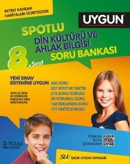 Sadık Uygun 8. Sınıf Din Kültürü ve Ahlak Bilgisi Spotlu Soru Bankası Sadık Uygun Yayınları