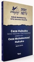 Temsil HMGS İMTİYAZ Ceza Hukuku, Ceza Muhakemesi Hukuku Ders Notu - Metin Kaya Temsil Kitap Yayınları