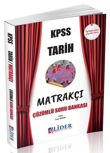 Lider 2018 KPSS Tarih Matrakçı Soru Bankası Çözümlü Lider Yayınları