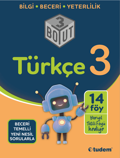 Tudem 3. Sınıf Türkçe 3 Boyut Soru Bankası Tudem Yayınları