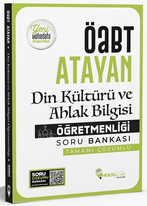 Hoca Kafası ÖABT Din Kültürü ve Ahlak Bilgisi Öğretmenliği Atayan Soru Bankası Çözümlü Hoca Kafası Yayınları