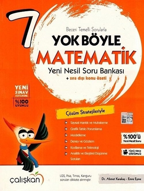 Çalışkan 7. Sınıf Matematik Yok Böyle Soru Bankası Çalışkan Yayınları