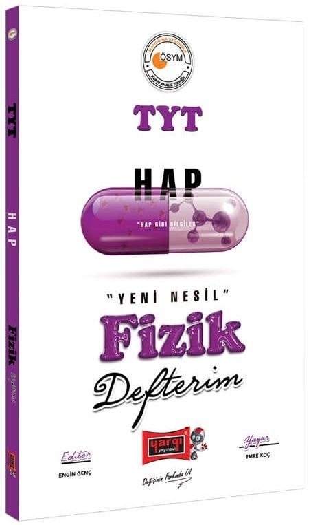 SÜPER FİYAT - Yargı YKS TYT Fizik Hap Defterim Yargı Yayınları