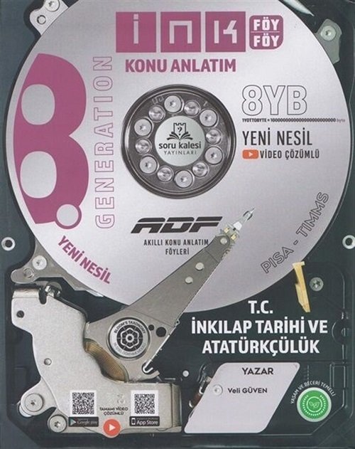 Soru Kalesi 8. Sınıf TC İnkılap Tarihi ve Atatürkçülük ADF Konu Anlatım Föyleri Soru Kalesi Yayınları