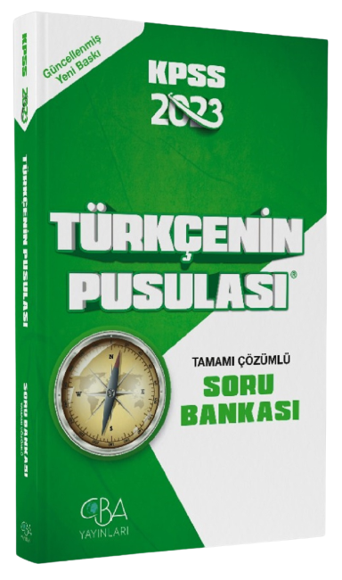 SÜPER FİYAT - CBA Yayınları 2023 KPSS Türkçe Türkçenin Pusulası Soru Bankası Video Çözümlü CBA Yayınları