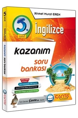 Çanta 5. Sınıf İngilizce Kazanım Soru Bankası Çanta Yayınları