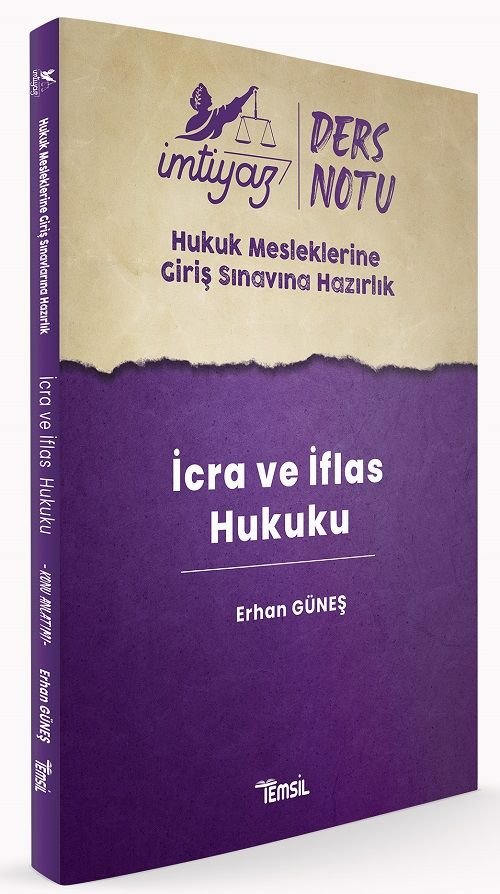 Temsil İMTİYAZ HMGS İcra ve İflas Hukuku Ders Notu - Erhan Güneş Temsil Kitap Yayınları