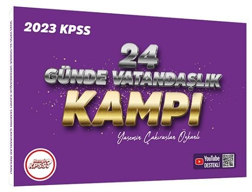 Hangi KPSS 2023 KPSS 24 Günde Vatandaşlık Kampı - Yasemin Çakıraslan Özkanlı Hangi KPSS Yayınları