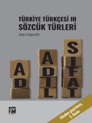 Gazi Kitabevi Türkiye Türkçesi III Sözcük Türleri 3. Baskı - Erdoğan Boz Gazi Kitabevi