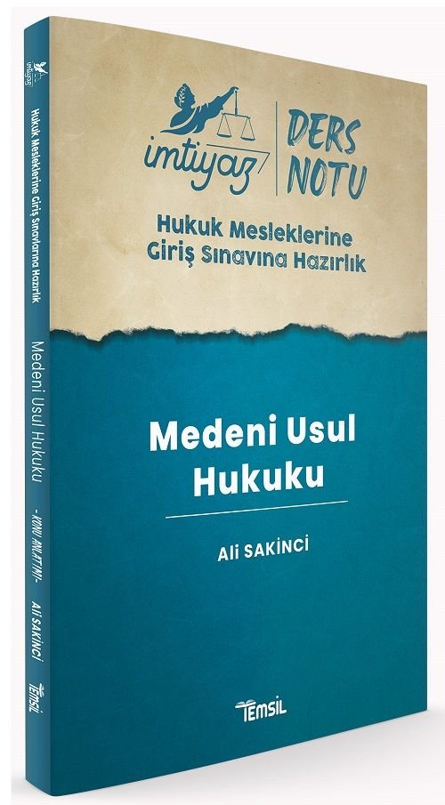 Temsil HMGS İMTİYAZ Medeni Usul Hukuku Ders Notu - Ali Sakinci Temsil Kitap Yayınları