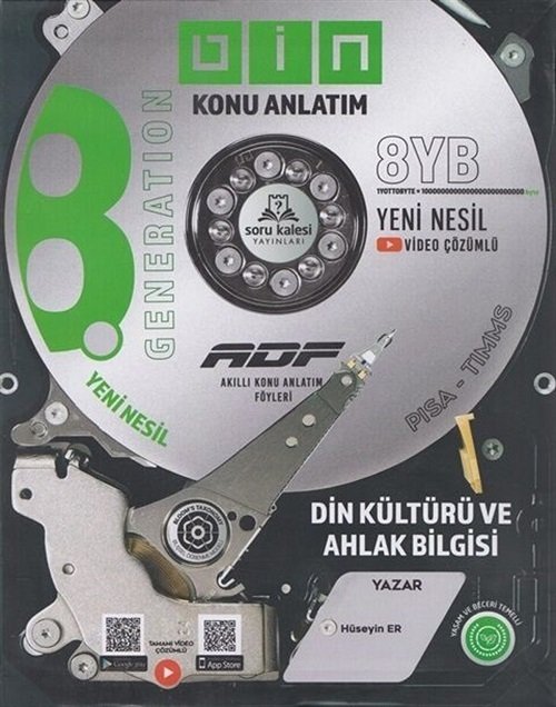 Soru Kalesi 8. Sınıf Din Kültürü ve Ahlak Bilgisi ADF Konu Anlatım Föyleri Soru Kalesi Yayınları