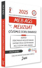 Yetki 2025 MEB-AGS Mevzuat Soru Bankası Çözümlü - Talip Alyüz Yetki Yayıncılık