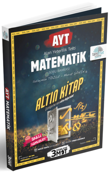 Tammat YKS AYT Matematik Altın Kitap Soru Bankası Tammat Yayıncılık