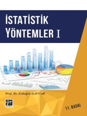 Gazi Kitabevi İstatistik Yöntemler-1 11. Baskı - Erdoğan Gavcar Gazi Kitabevi