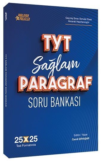 Parlayan Projeler YKS TYT Sağlam Paragraf Soru Bankası - Cemil Eryaşar Parlayan Projeler