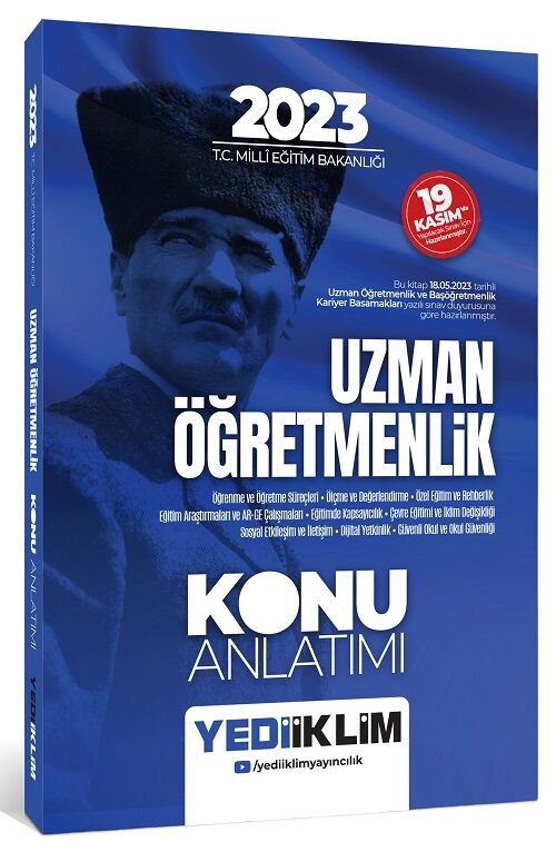 Yediiklim 2023 MEB Uzman Öğretmenlik Konu Anlatımı Yediiklim Yayınları