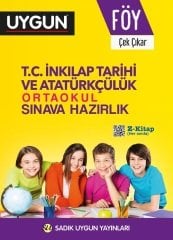 Sadık Uygun 8. Sınıf TC İnkılap Tarihi ve Atatürkçülük FÖY Çek Çıkart Sadık Uygun Yayınları