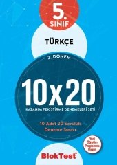 Blok Test 5. Sınıf 2. Dönem Türkçe 10x20 Deneme Blok Test Yayınları