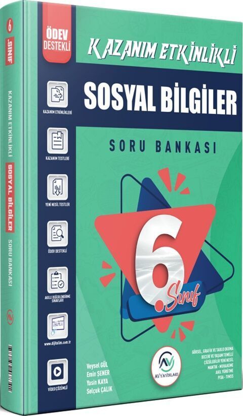 Av Yayınları 6. Sınıf Sosyal Bilgiler Soru Bankası Av Yayınları