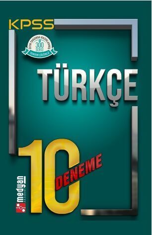 Medyan KPSS Türkçe 10 Deneme Çözümlü Medyan Yayınları