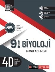 Pegem 9. Sınıf Biyoloji 4D Konu Anlatımı Pegem Akademi Yayınları