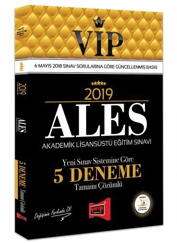 Yargı 2019 ALES VIP 5 Deneme Çözümlü Yargı Yayınları