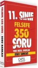 Çapa 11. Sınıf Felsefe Soru Bankası 350 Soru Çapa Yayınları