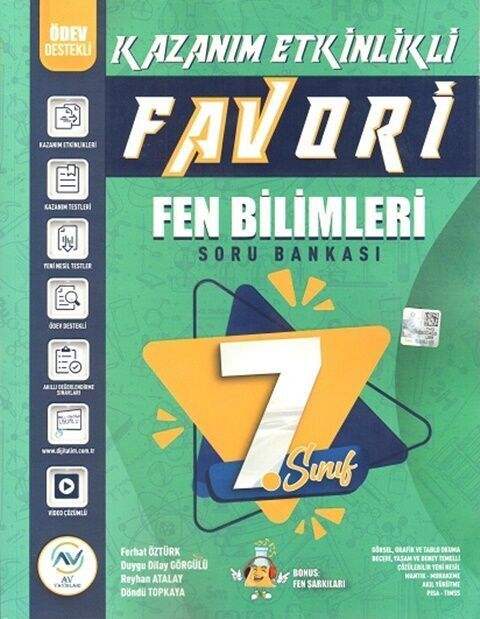 Av Yayınları 7. Sınıf Fen Bilimleri Favori Soru Bankası Av Yayınları