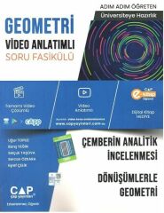 Çap Yayınları YKS AYT Geometri Çemberin Analitik İncelenmesi, Dönüşümlerle Geometri Konu Anlatımlı Soru Bankası Çap Yayınları